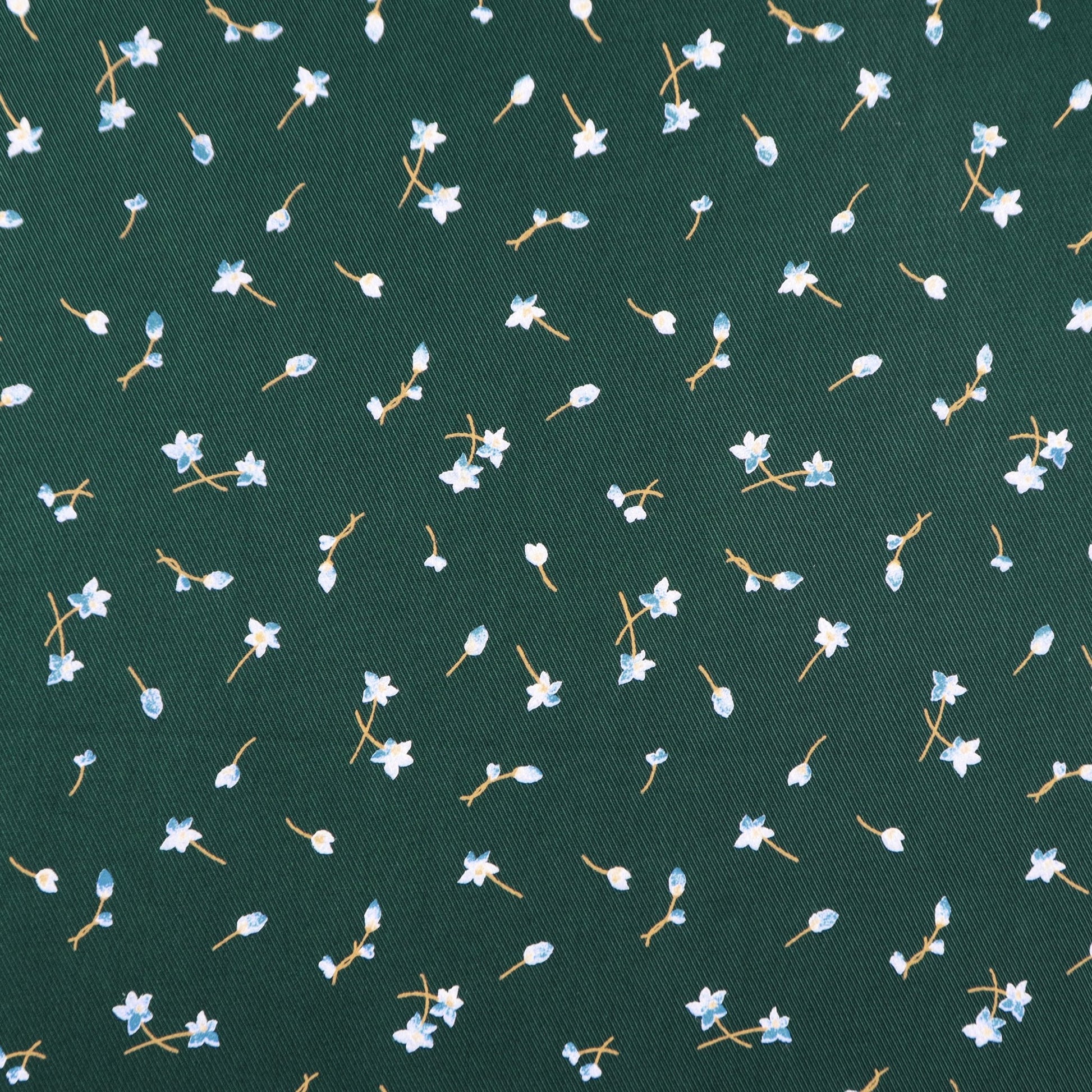 Meadow Bloom Cavalry Twill Fabric - Kapaas