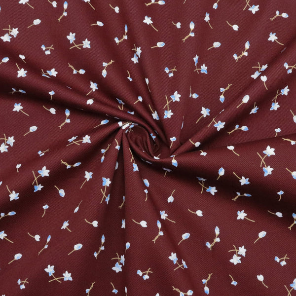 Meadow Bloom Cavalry Twill Fabric