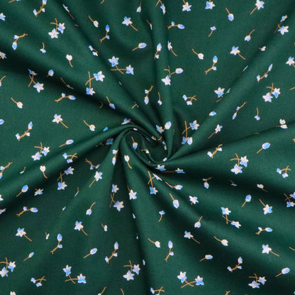 Meadow Bloom Cavalry Twill Fabric - Kapaas