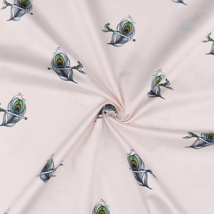 Divine Plume Satin Fabric - Kapaas