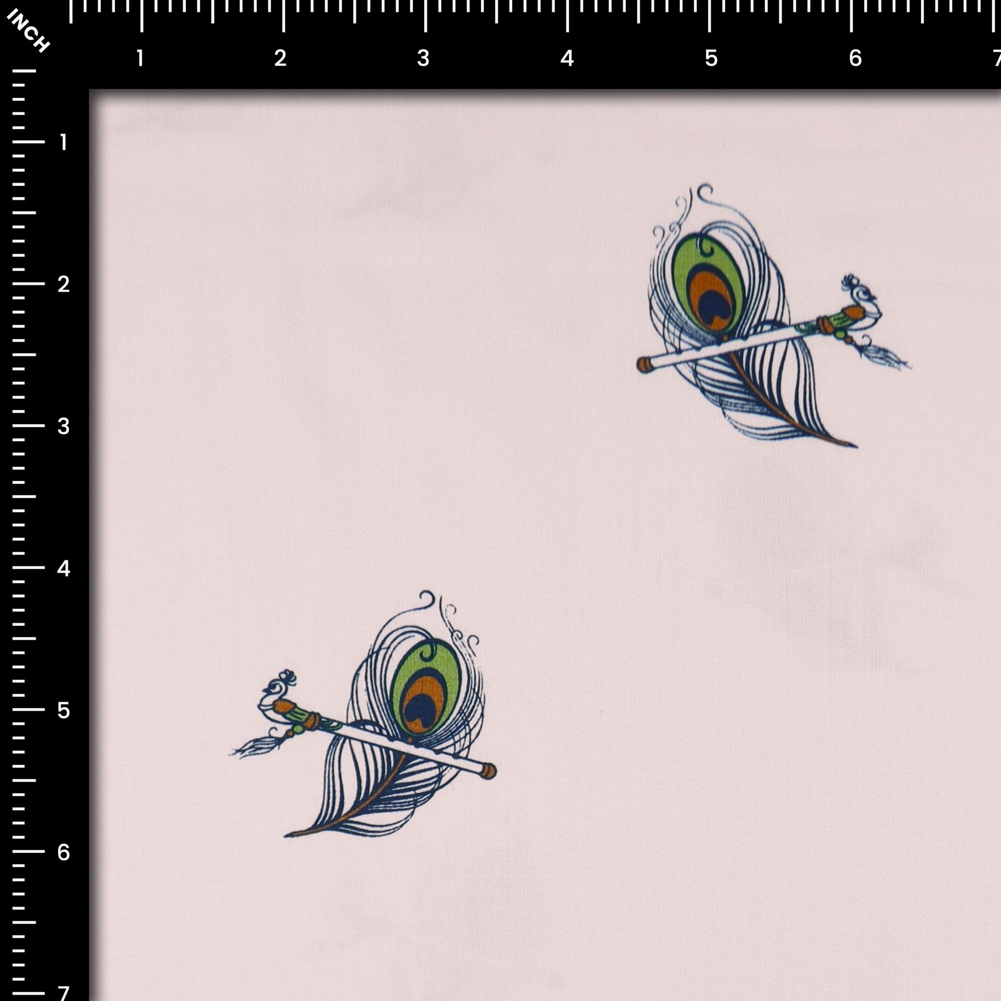 Divine Plume Satin Fabric - Kapaas