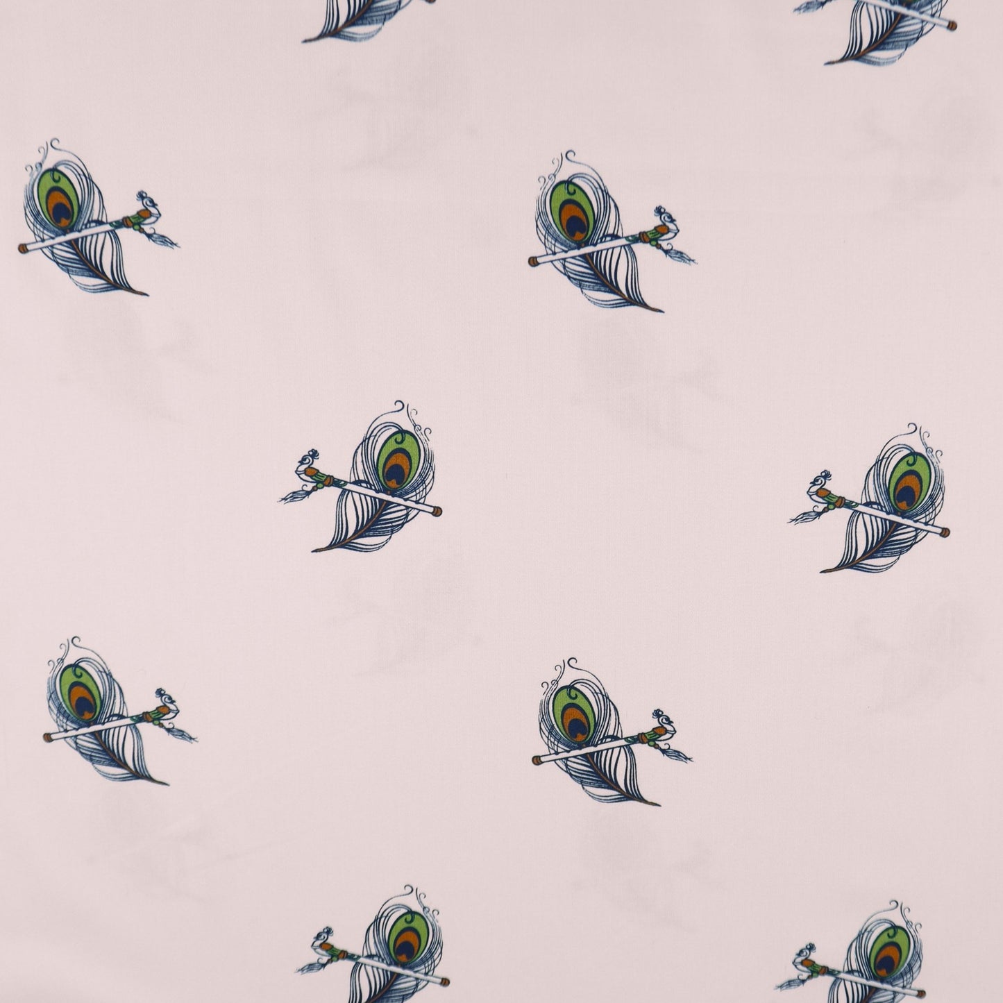 Divine Plume Satin Fabric - Kapaas