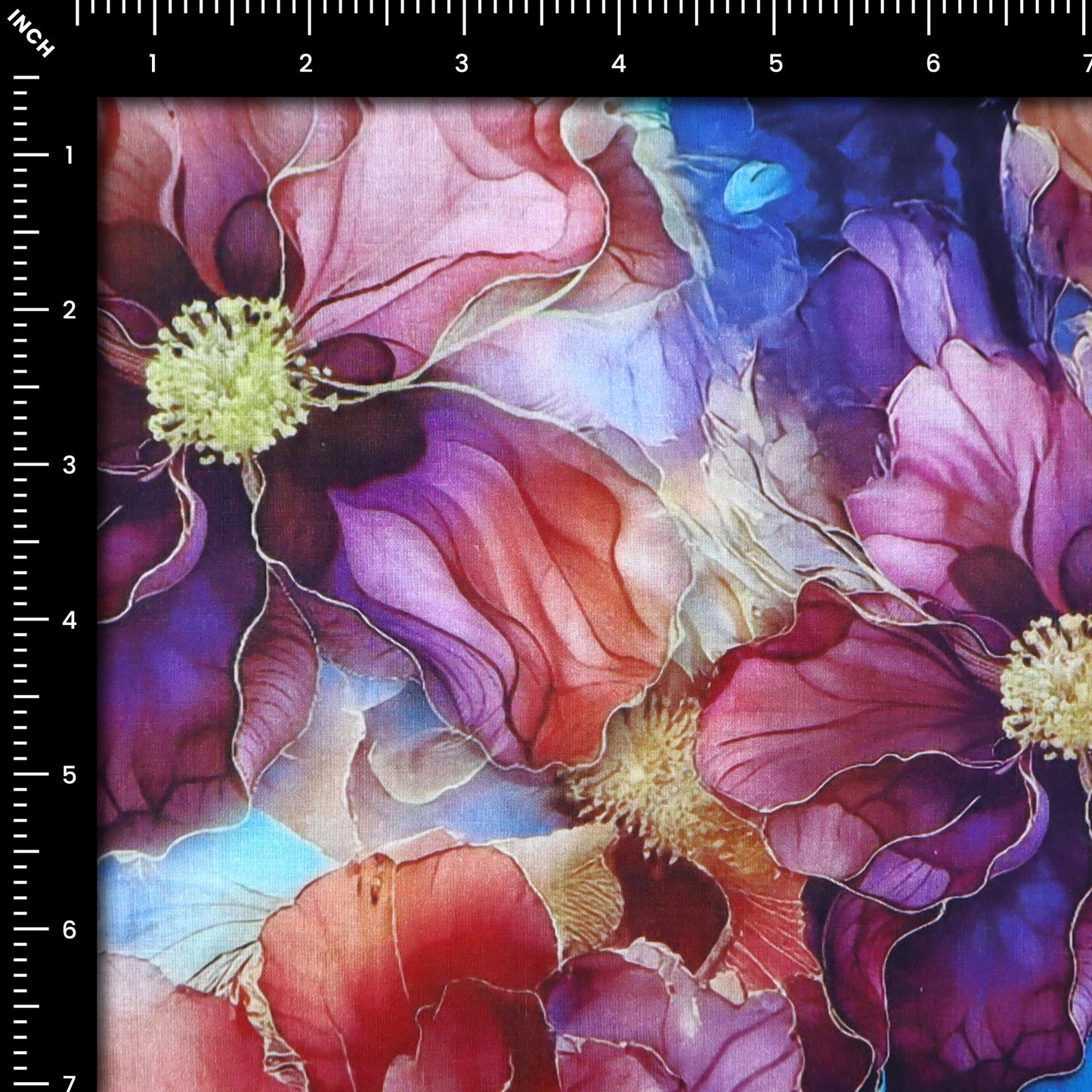 Floral Bloom Cambric Fabric - Kapaas