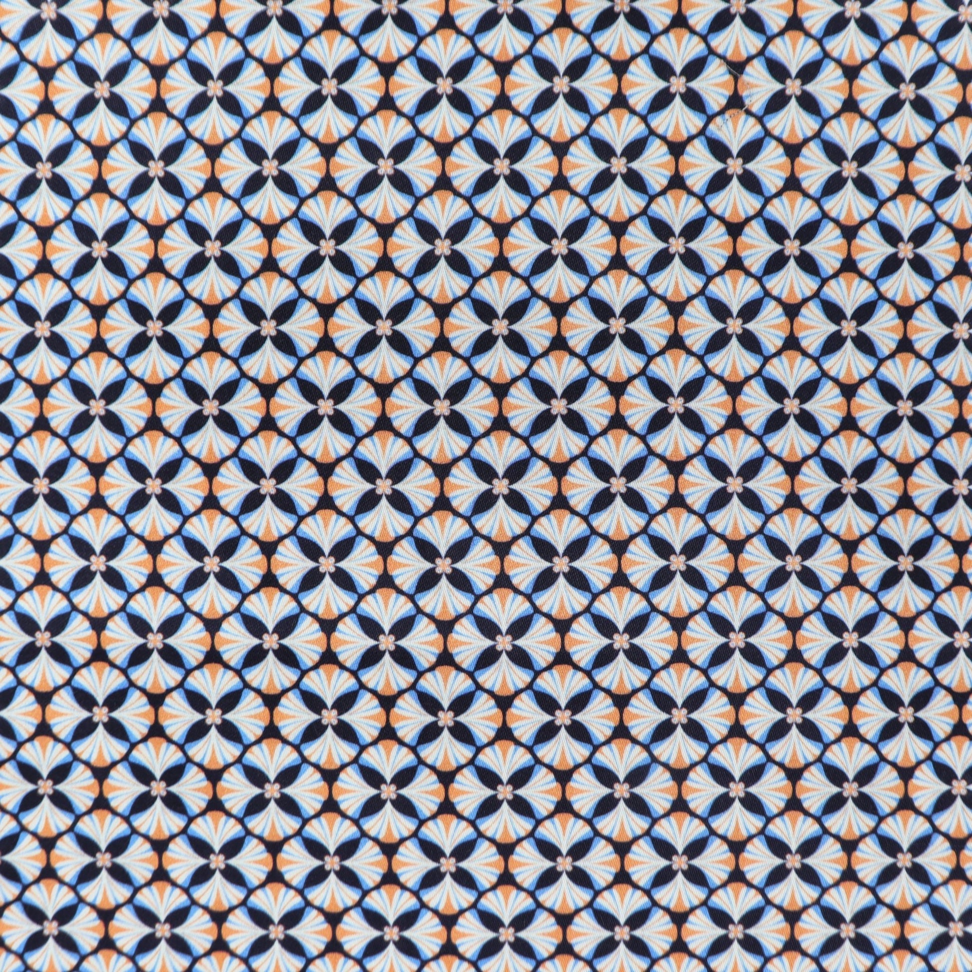 Geometric Lattice Satin Fabric - Kapaas