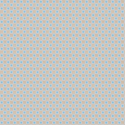 Geometric Micro - Check Poplin Fabric - Kapaas