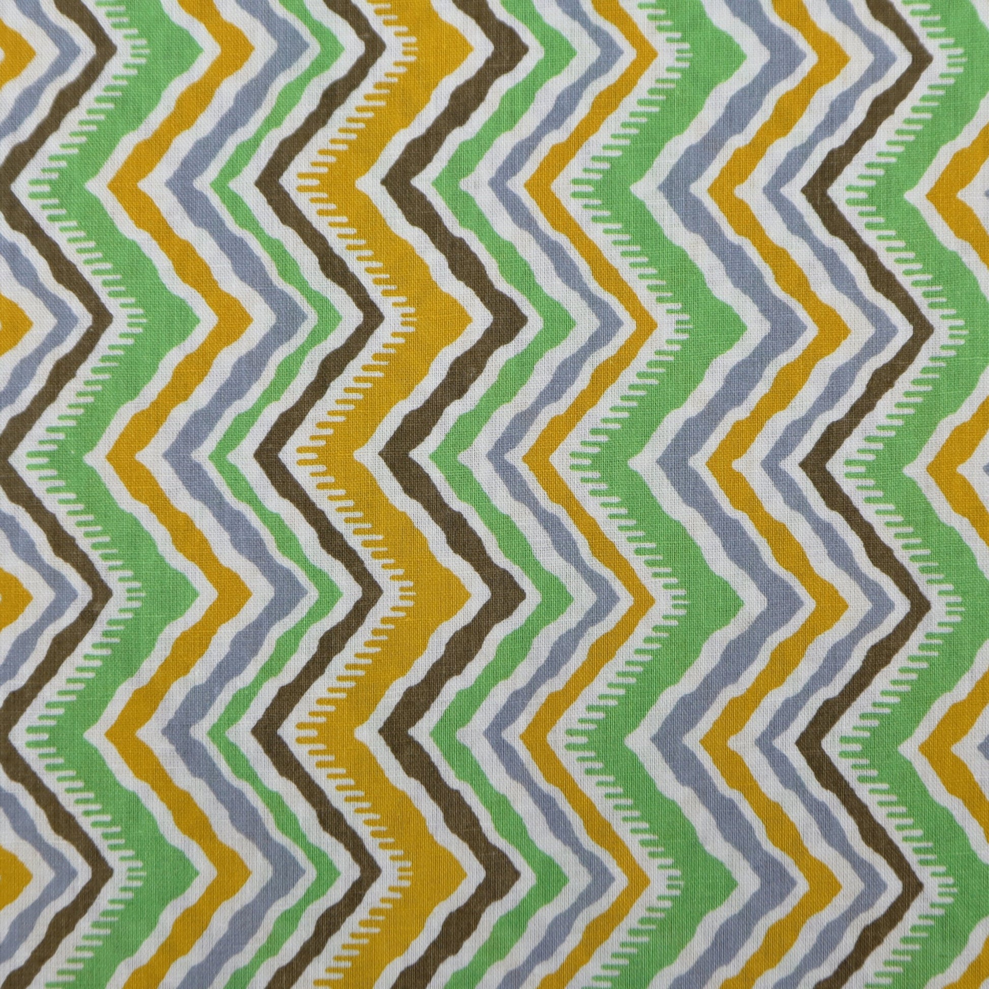 Geometric Zigzag Cambric Fabric - Kapaas