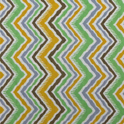 Geometric Zigzag Cambric Fabric - Kapaas