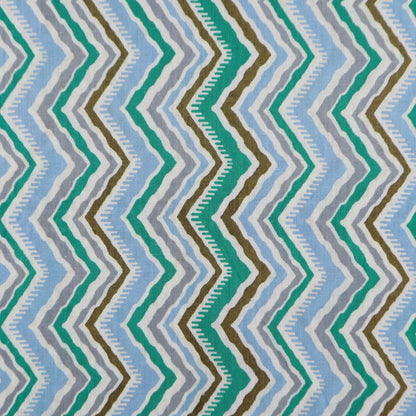 Geometric Zigzag Cambric Fabric - Kapaas