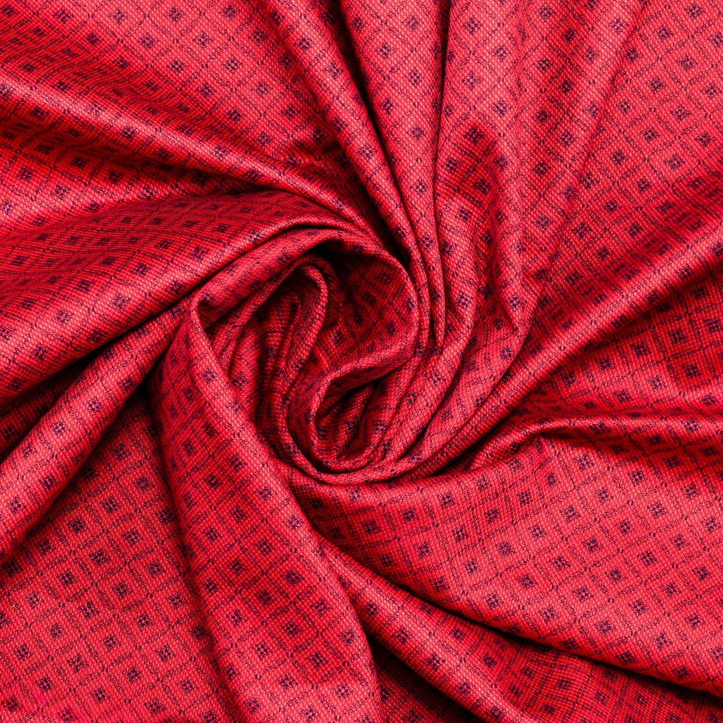 Heritage Lattice Printed Oxford Fabric - Kapaas