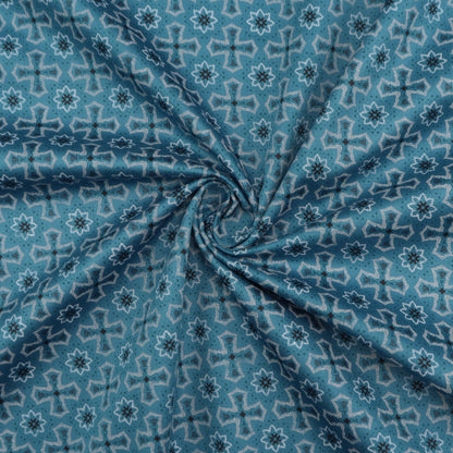 Heritage Motif Satin Fabric - Kapaas