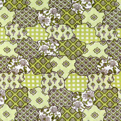 Heritage Patch Medallion Cambric Fabric - Kapaas