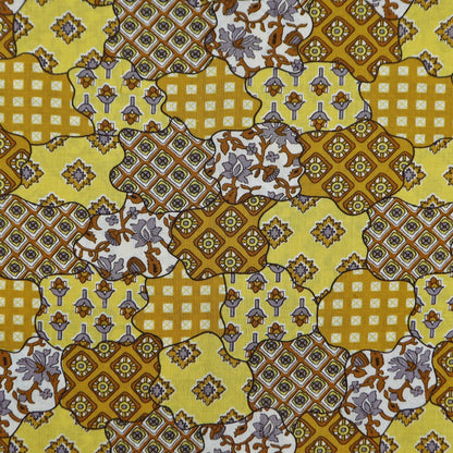 Heritage Patch Medallion Cambric Fabric - Kapaas