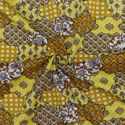 Heritage Patch Medallion Cambric Fabric - Kapaas