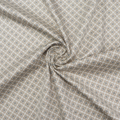 Heritage Tile Motif Satin Fabric - Kapaas