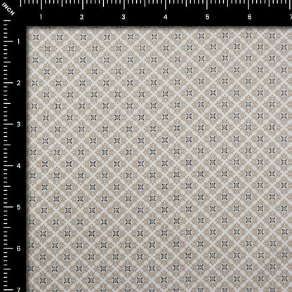 Heritage Tile Motif Satin Fabric - Kapaas