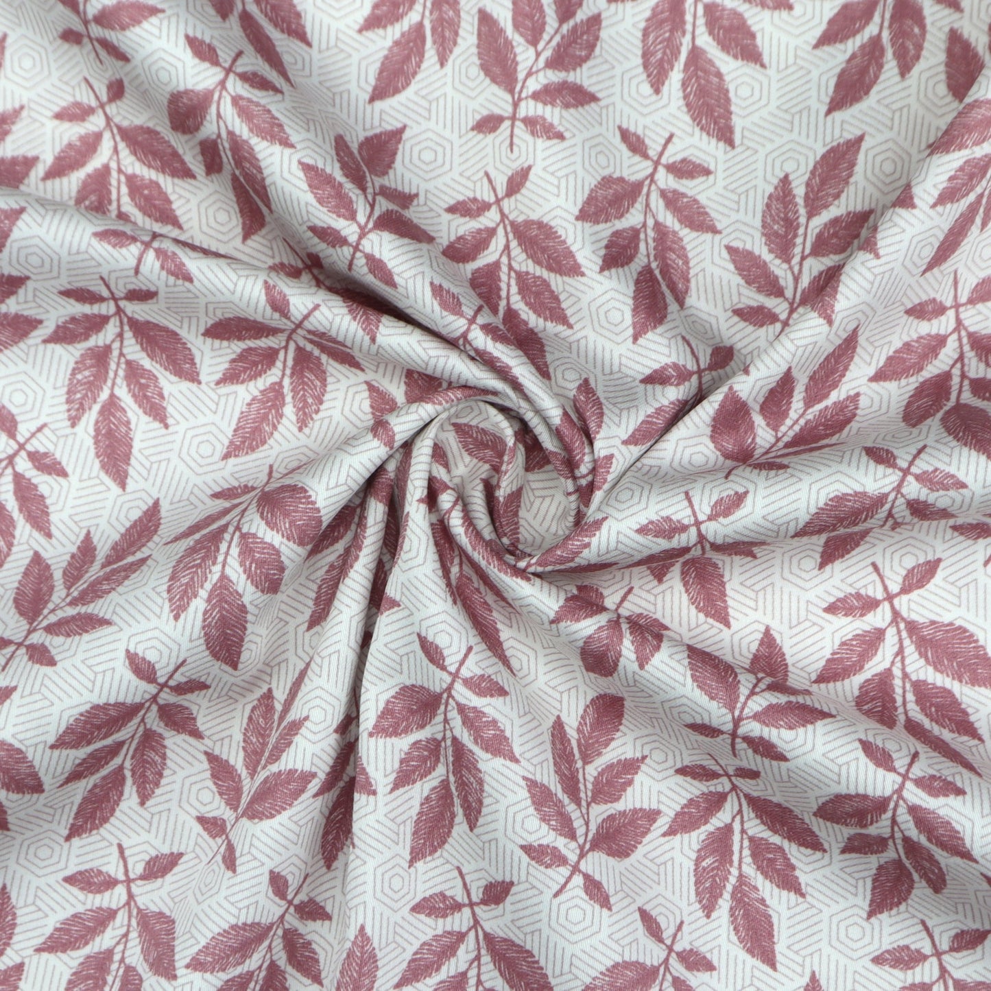 Leaf Lattice Satin Fabric - Kapaas
