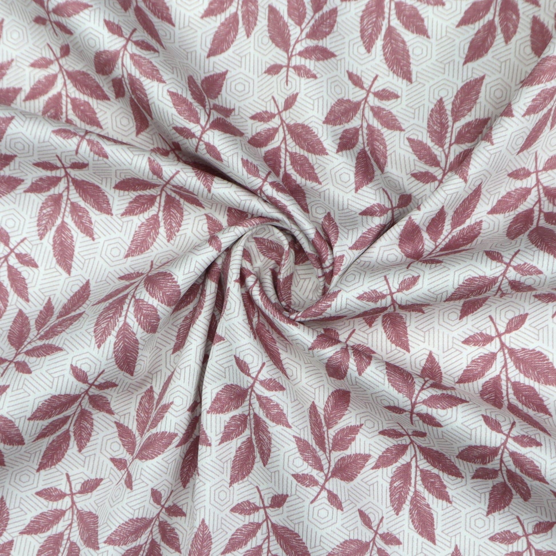 Leaf Lattice Satin Fabric - Kapaas