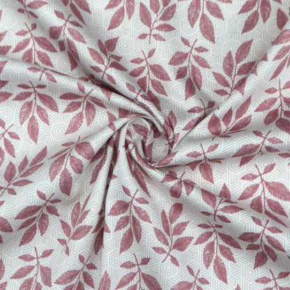 Leaf Lattice Satin Fabric - Kapaas