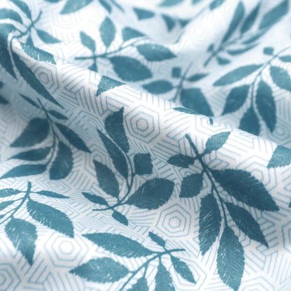 Leaf Lattice Satin Fabric - Kapaas