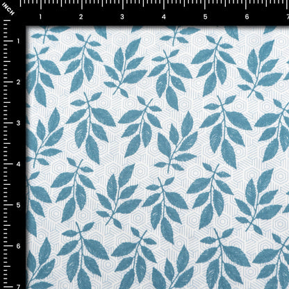 Leaf Lattice Satin Fabric - Kapaas