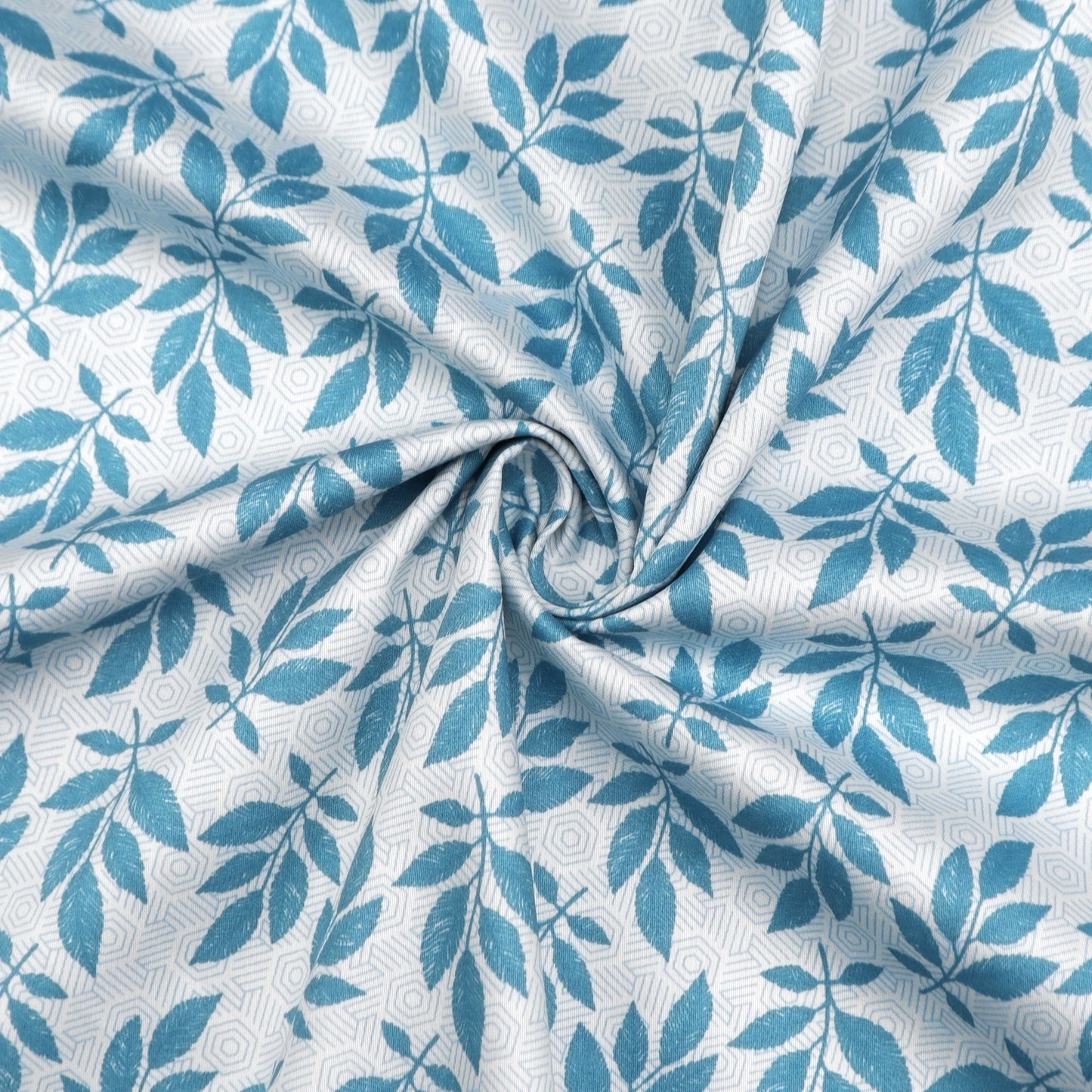 Leaf Lattice Satin Fabric - Kapaas