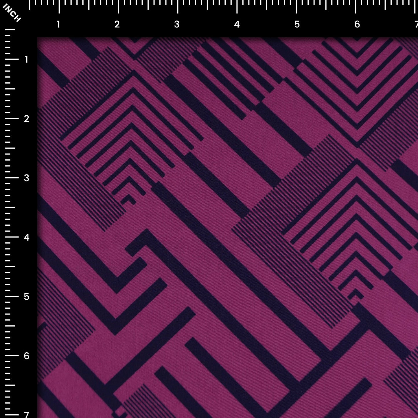 Linear Maze Satin Fabric - Kapaas