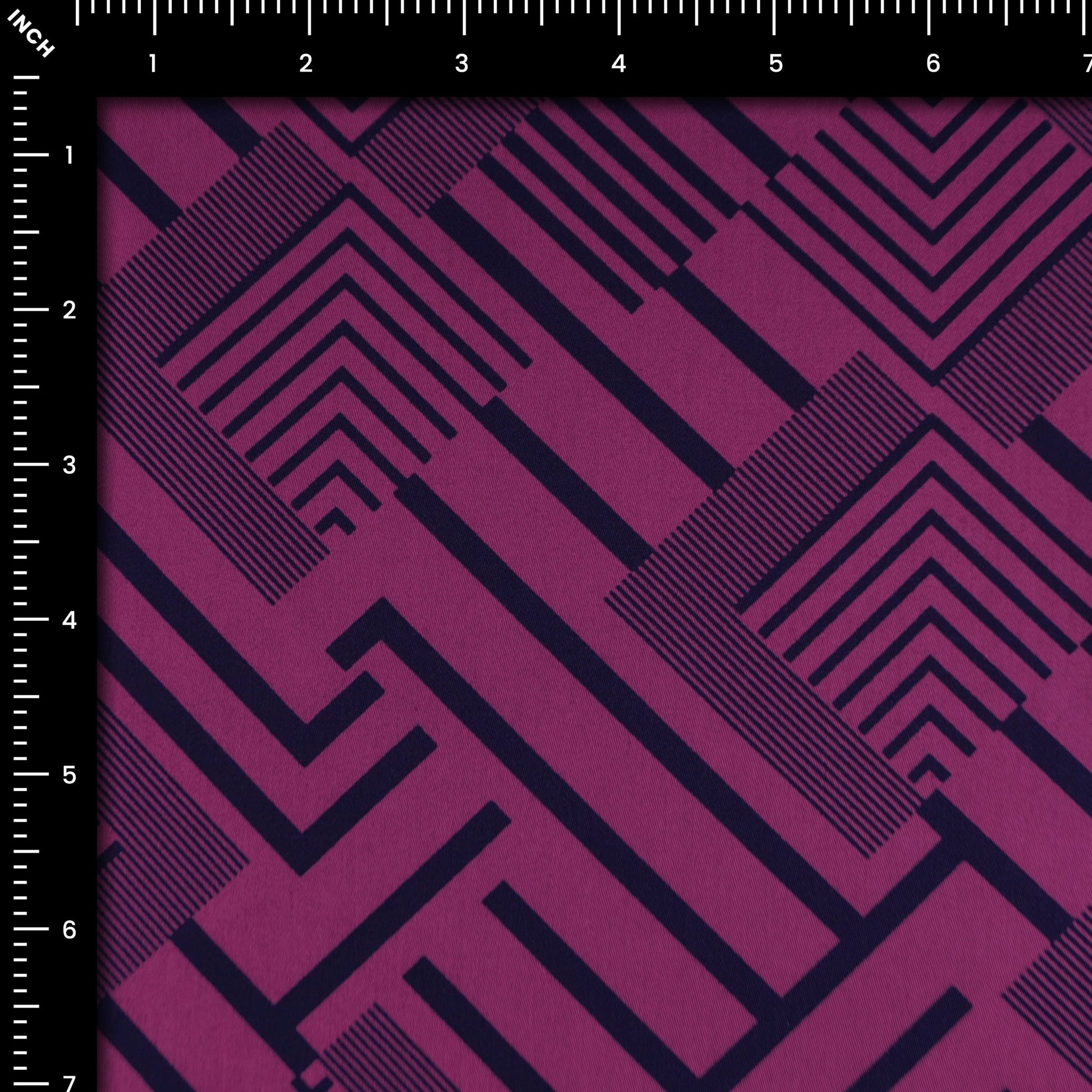 Linear Maze Satin Fabric - Kapaas