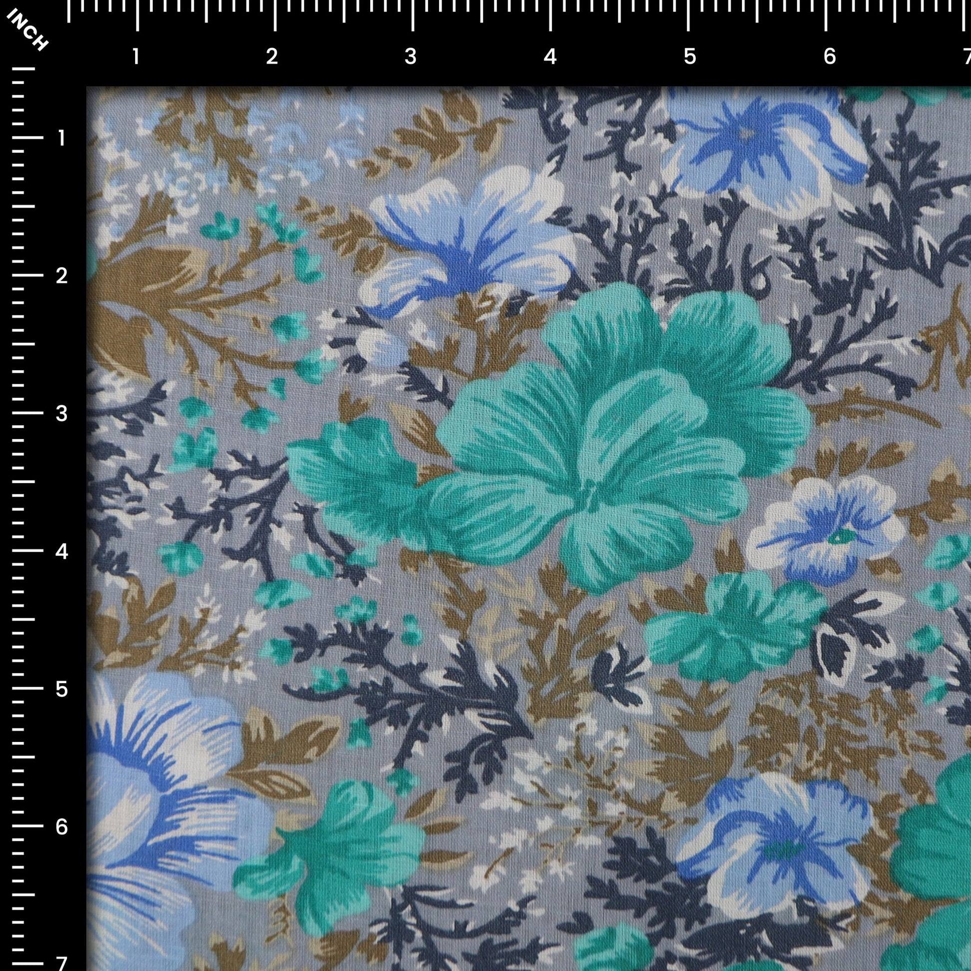 Meadow Garden Floral Cambric Fabric - Kapaas