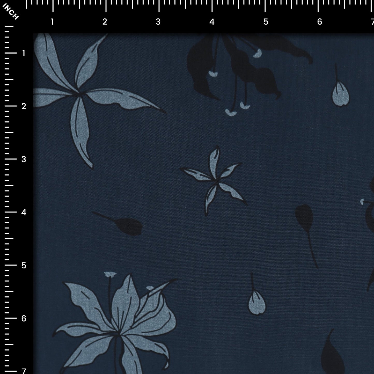 Midnight Garden Poplin Fabric - Kapaas