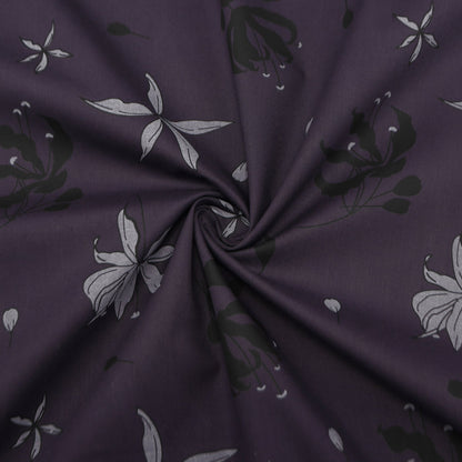 Midnight Garden Poplin Fabric - Kapaas