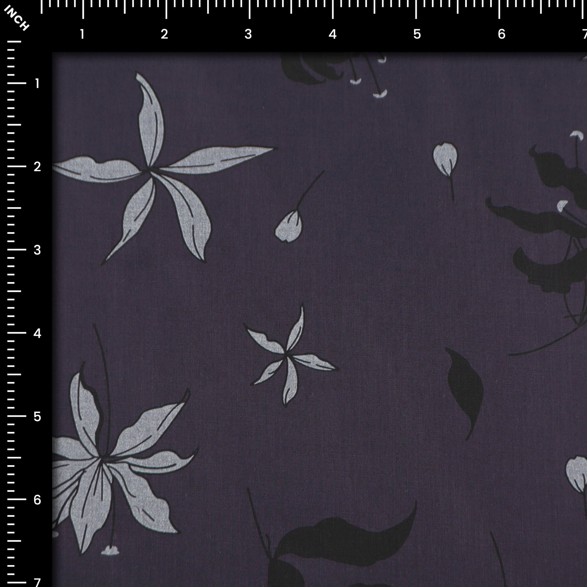 Midnight Garden Poplin Fabric - Kapaas