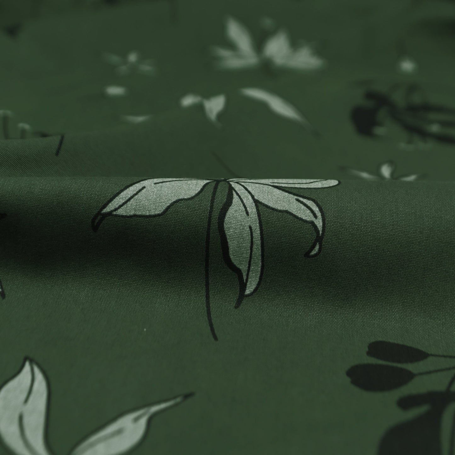 Midnight Garden Poplin Fabric - Kapaas