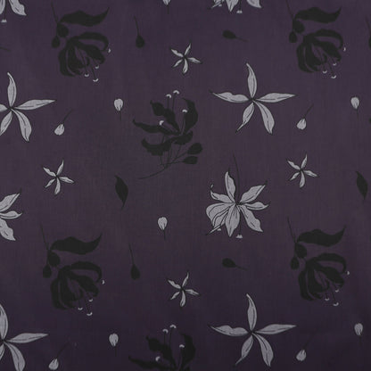 Midnight Garden Poplin Fabric - Kapaas