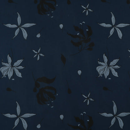 Midnight Garden Poplin Fabric - Kapaas