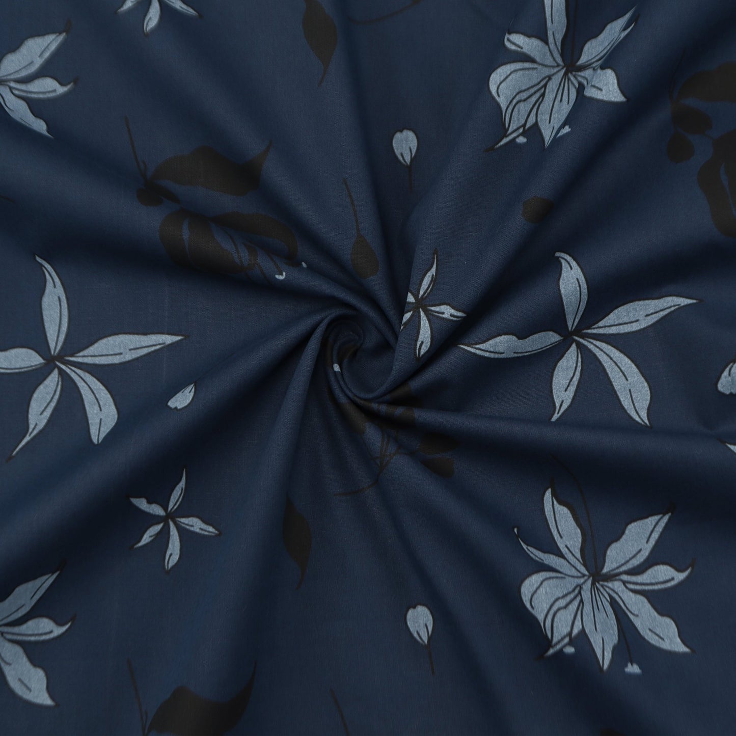 Midnight Garden Poplin Fabric - Kapaas