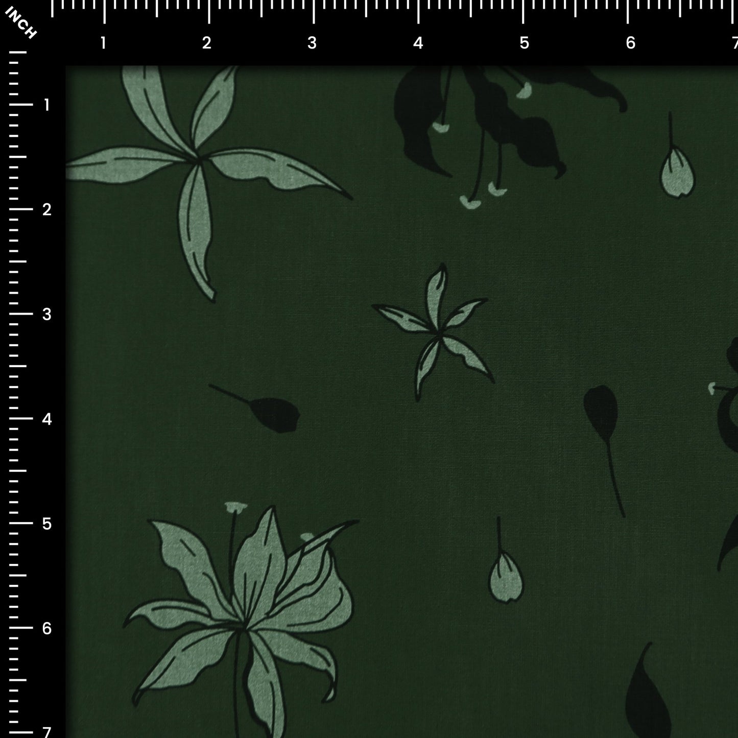 Midnight Garden Poplin Fabric - Kapaas