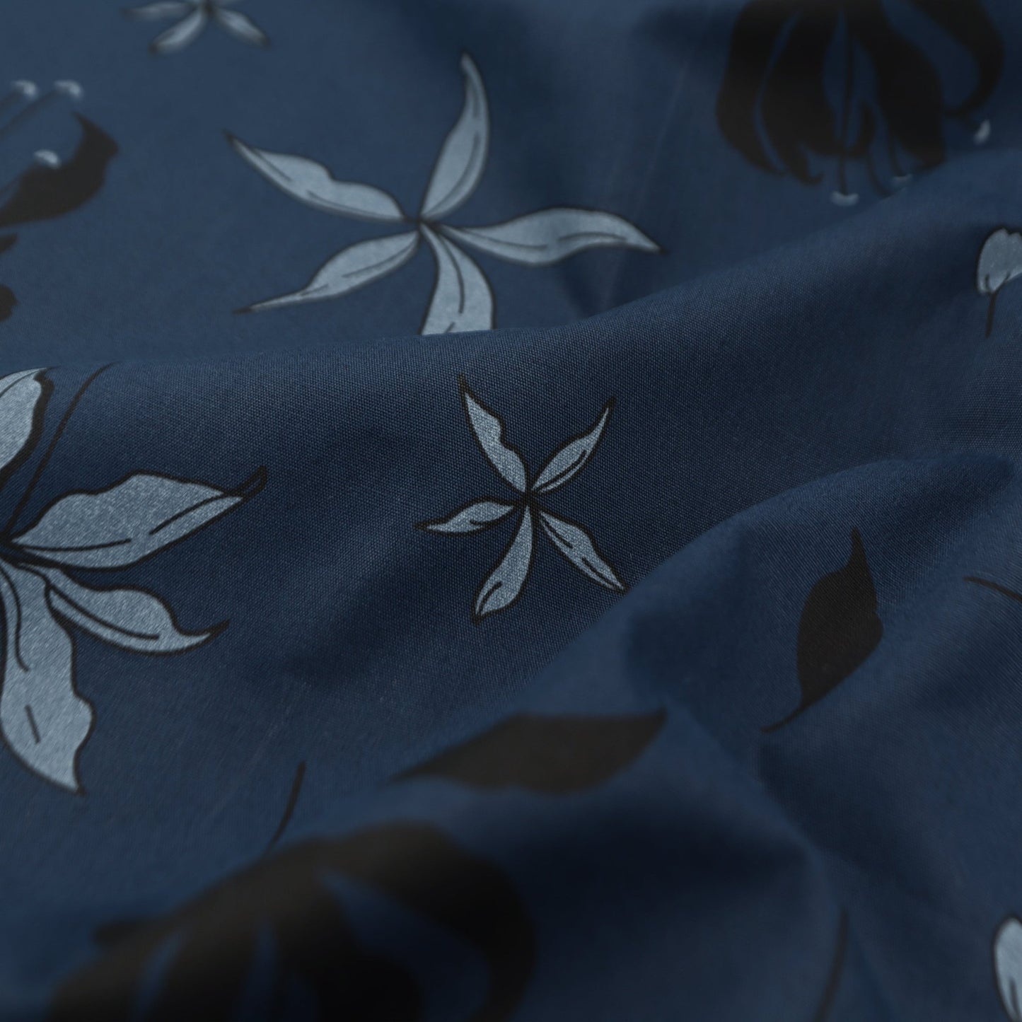 Midnight Garden Poplin Fabric - Kapaas