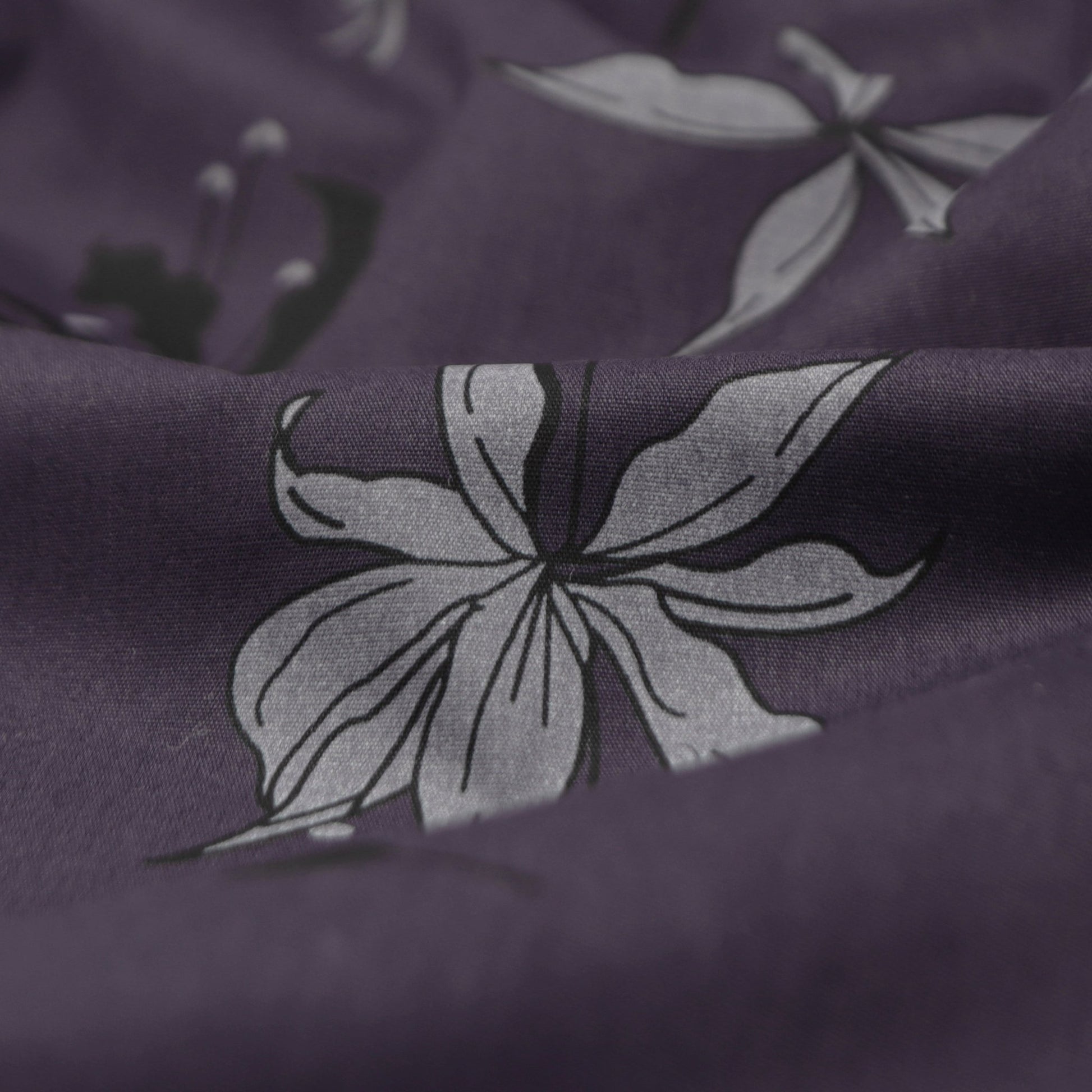 Midnight Garden Poplin Fabric - Kapaas