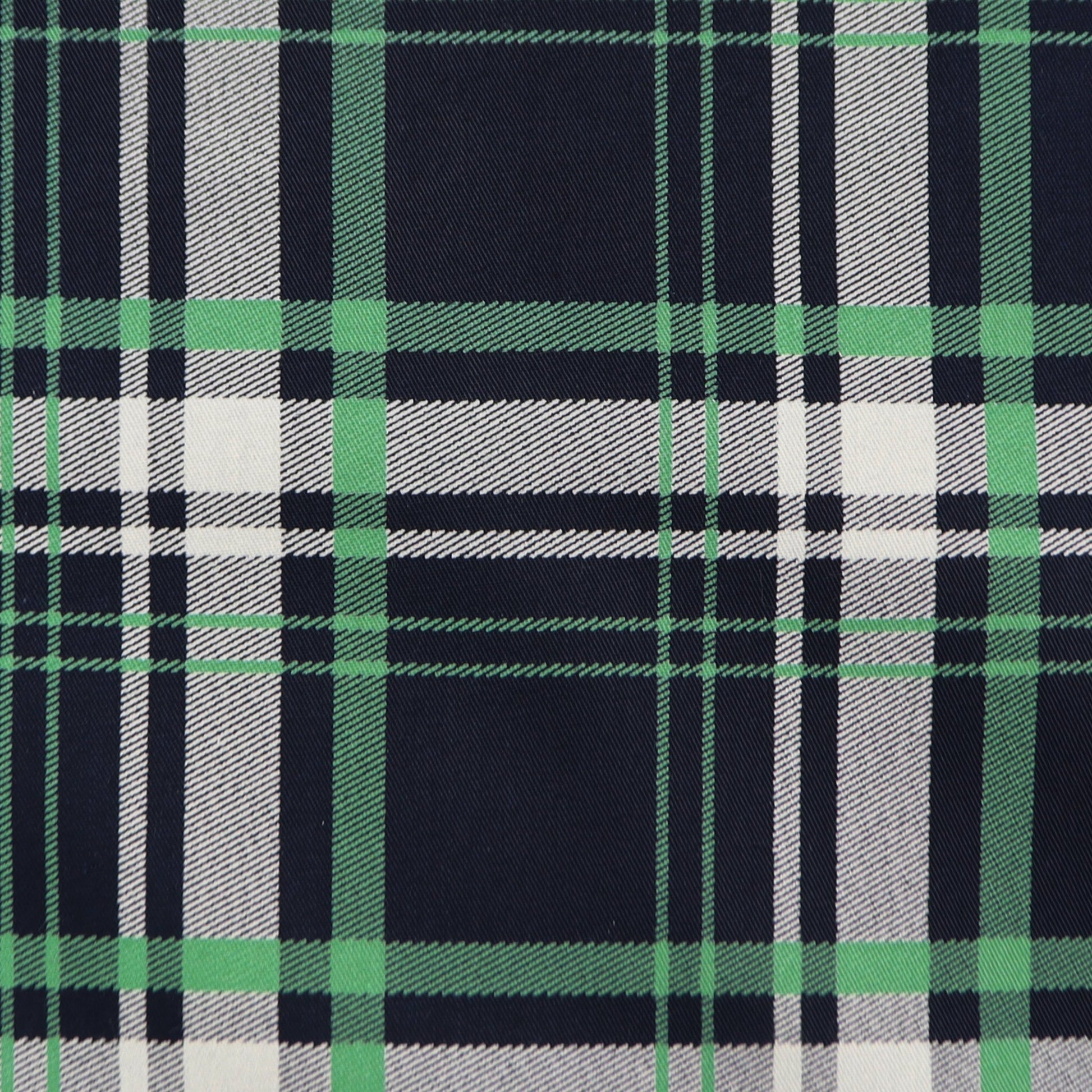 Modern Tartan Check Twill Fabric - Kapaas