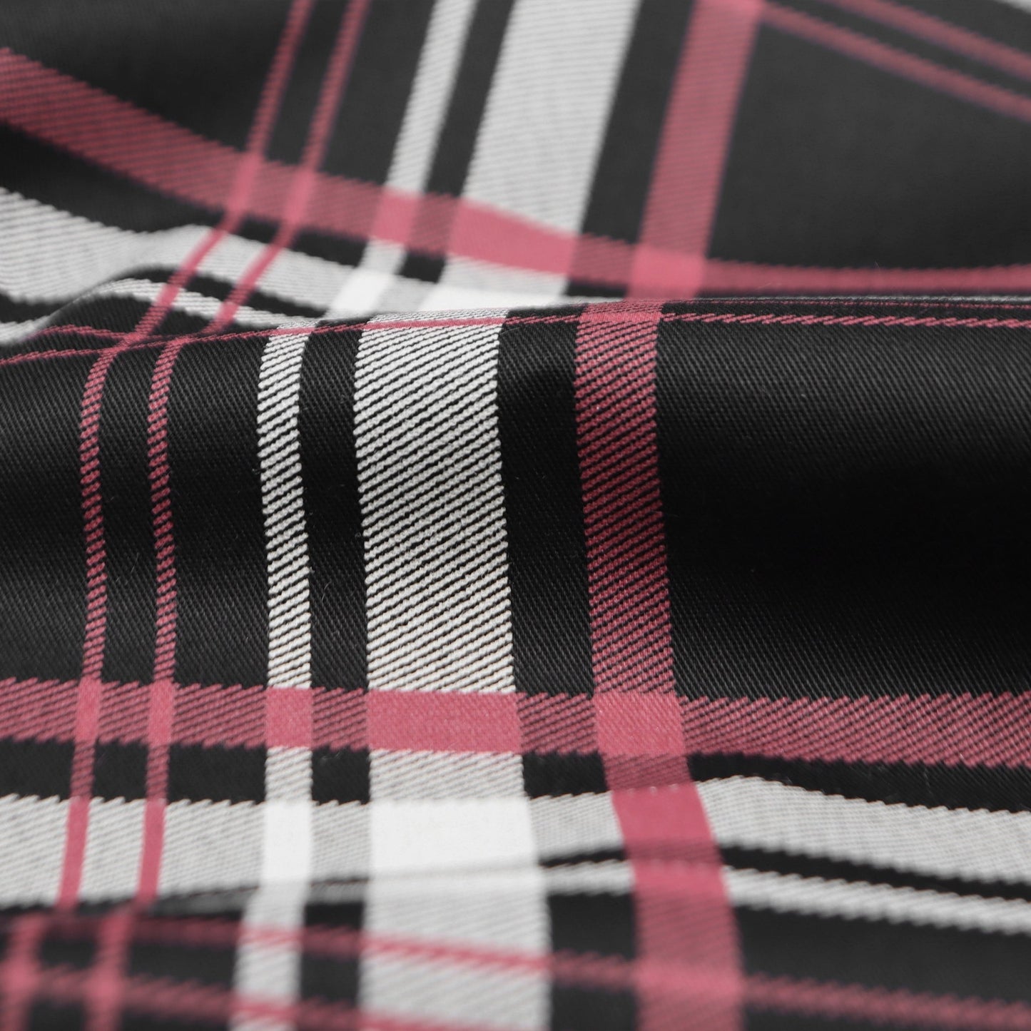 Modern Tartan Check Twill Fabric - Kapaas