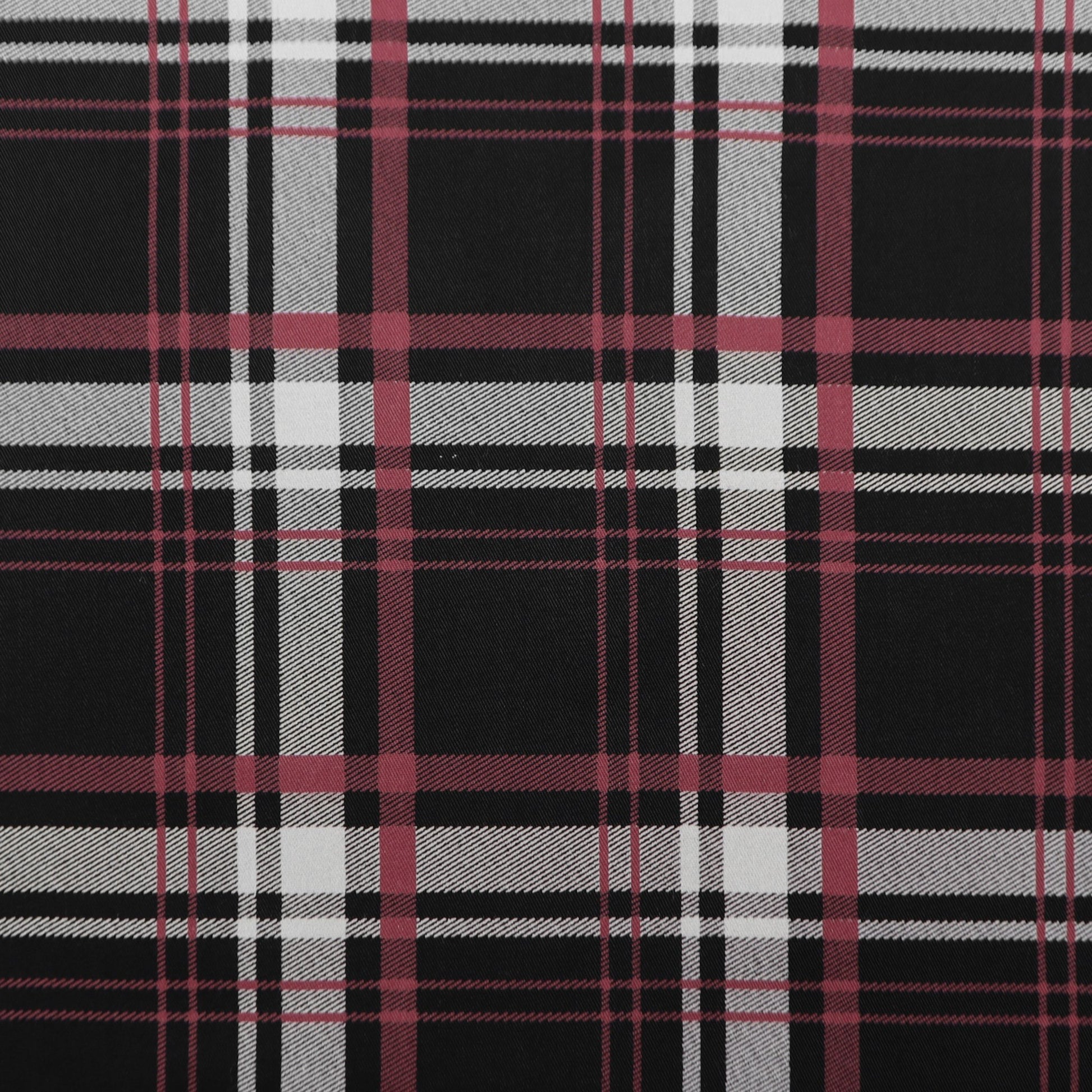 Modern Tartan Check Twill Fabric - Kapaas