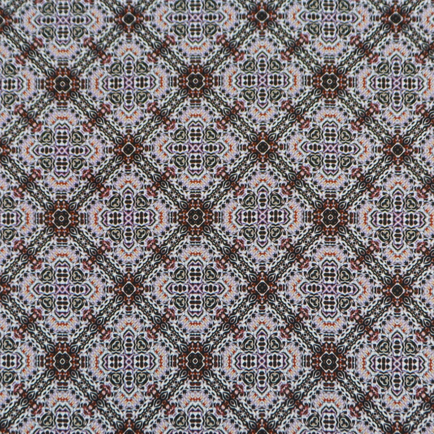 Ornate Symmetry Medallion Satin Cotton - Kapaas