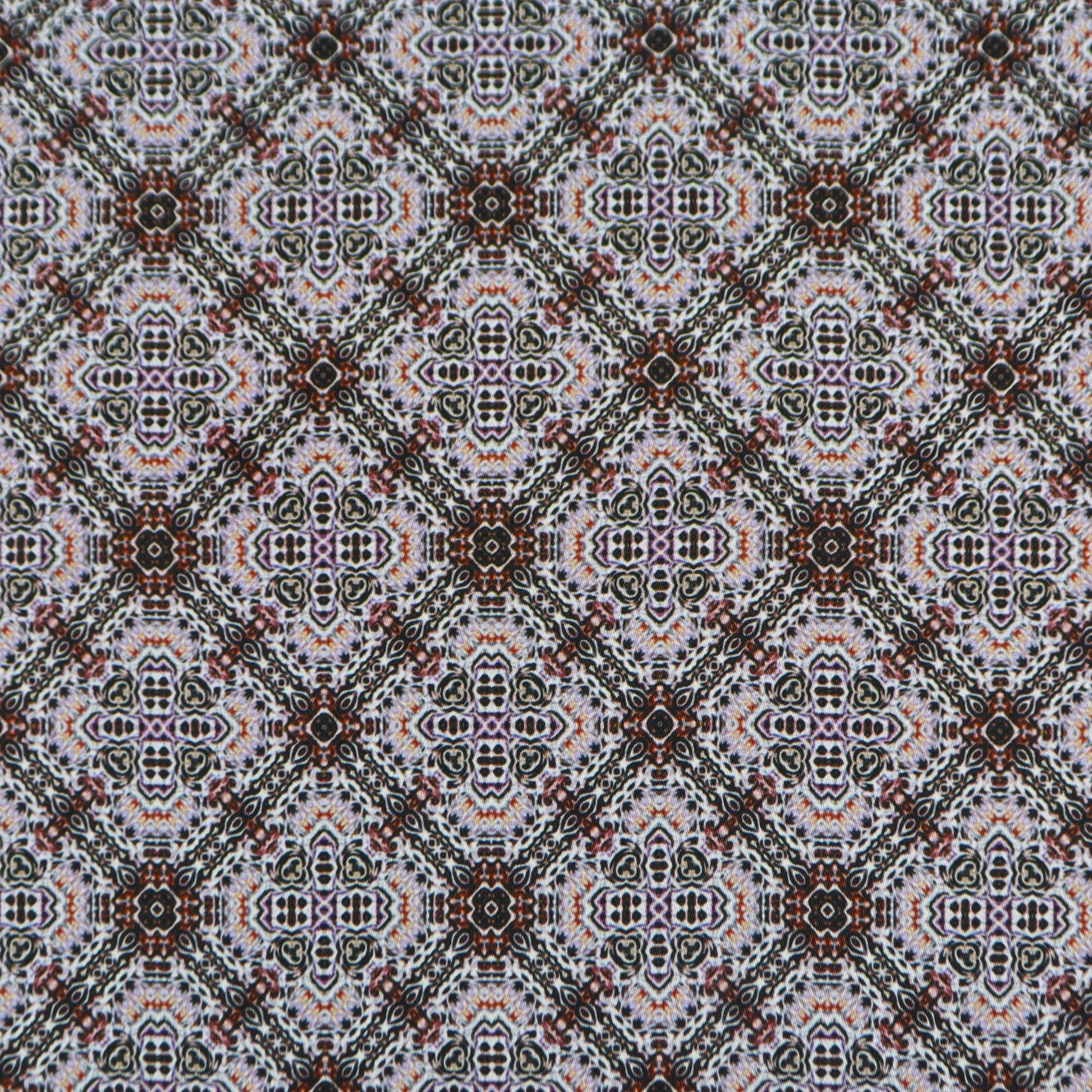 Ornate Symmetry Medallion Satin Cotton - Kapaas