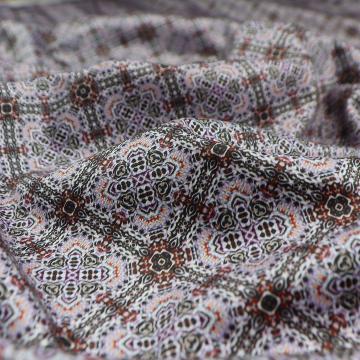 Ornate Symmetry Medallion Satin Cotton - Kapaas