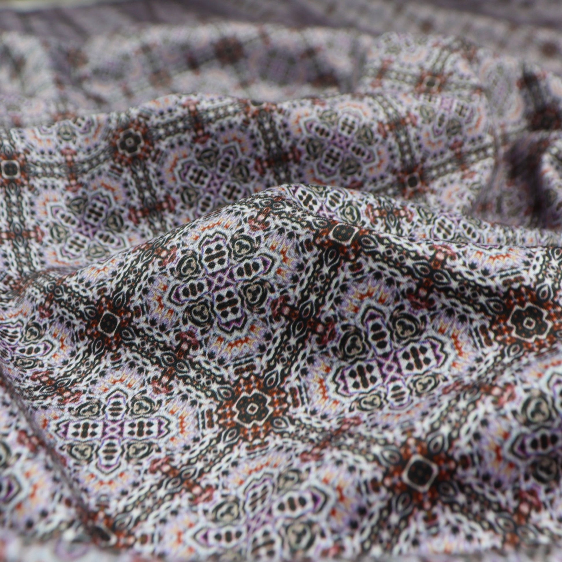 Ornate Symmetry Medallion Satin Cotton - Kapaas