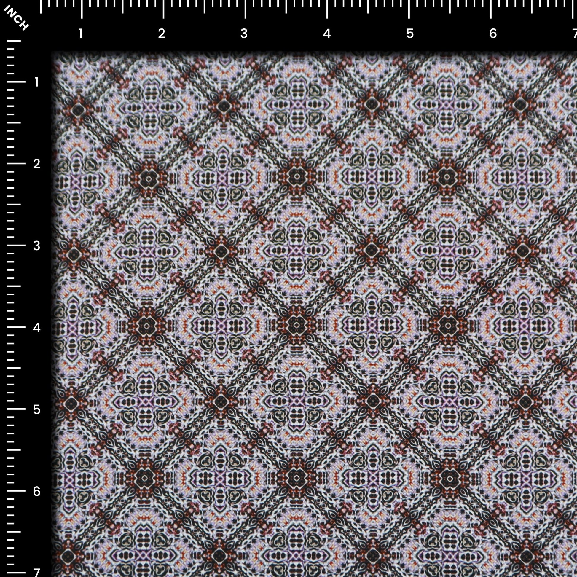 Ornate Symmetry Medallion Satin Cotton - Kapaas