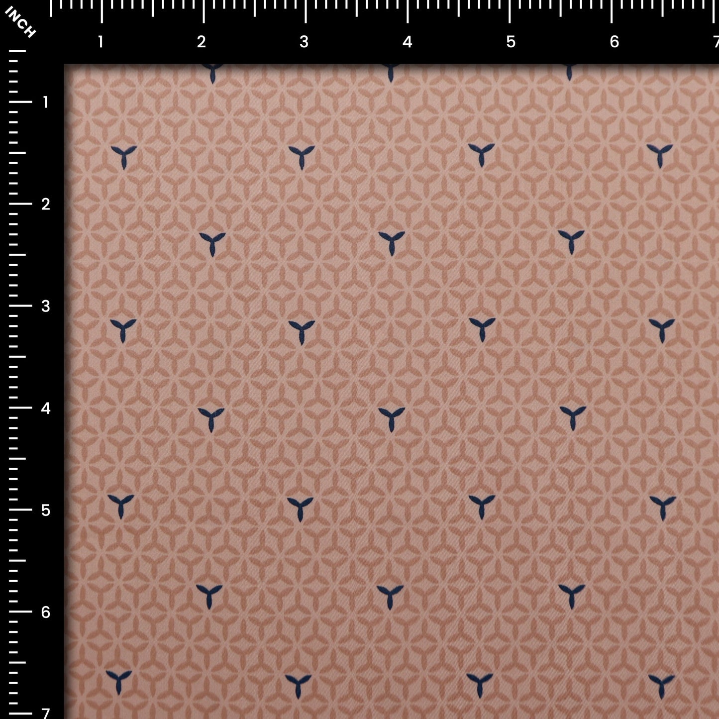 Petal Grid Satin Fabric - Kapaas