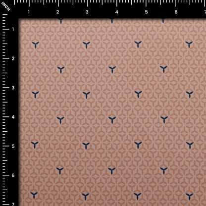 Petal Grid Satin Fabric - Kapaas