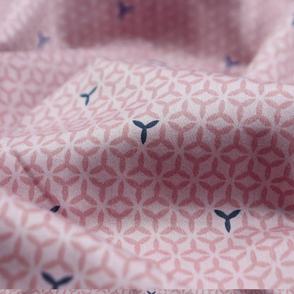 Petal Grid Satin Fabric - Kapaas
