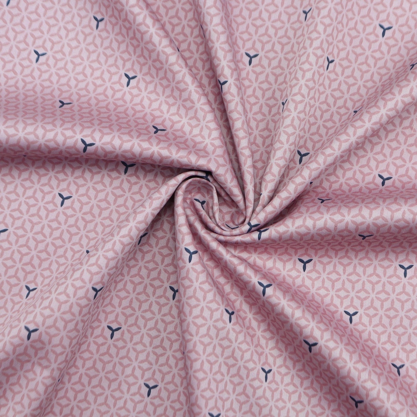 Petal Grid Satin Fabric - Kapaas